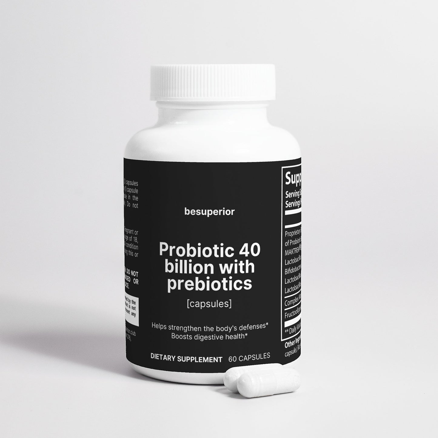 Probiotic 40 Billion with Prebiotics
