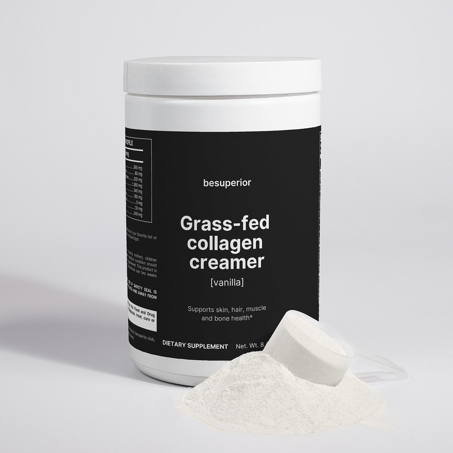 Grass-Fed Collagen Creamer (Vanilla)