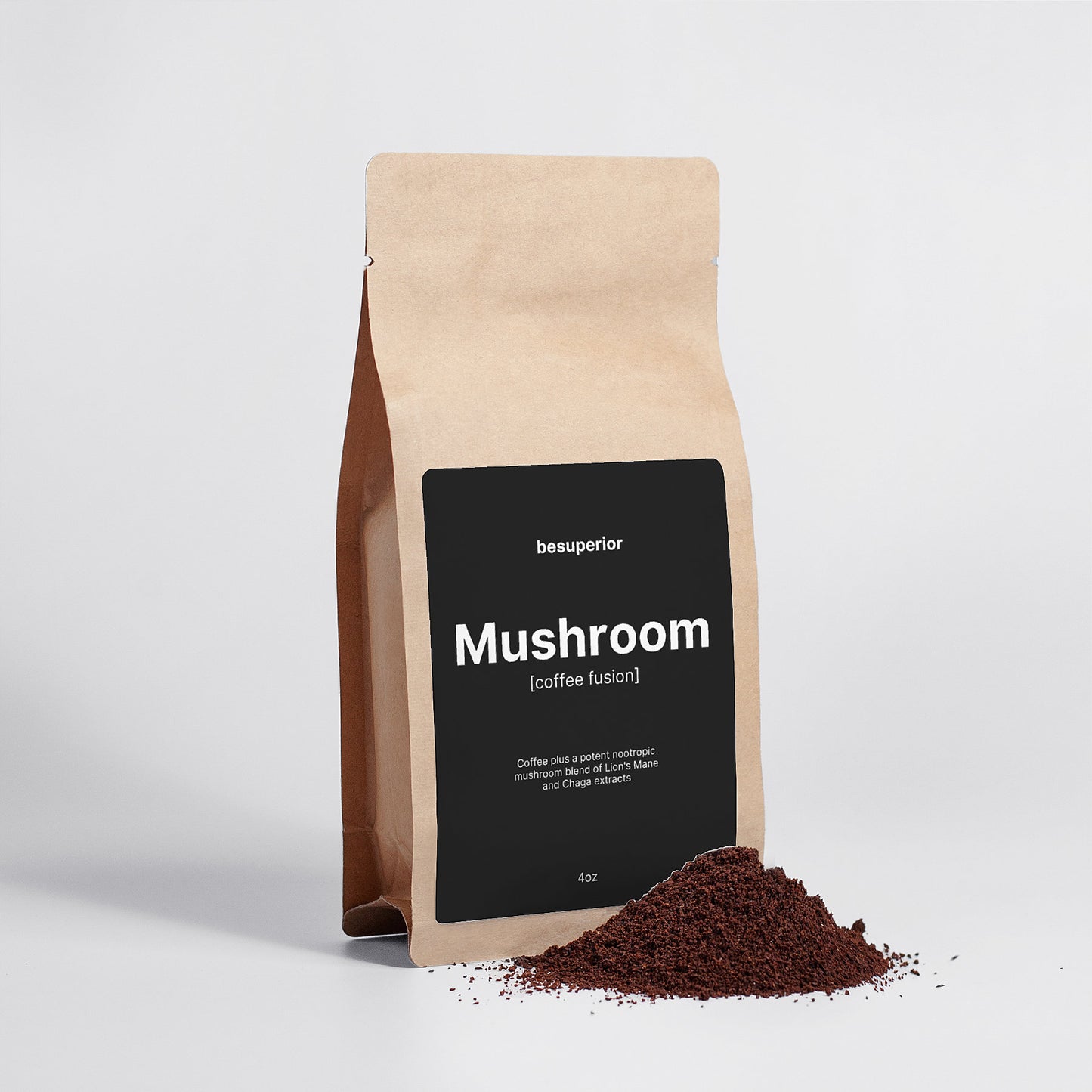 Mushroom Coffee Fusion - Lion’s Mane & Chaga 4oz